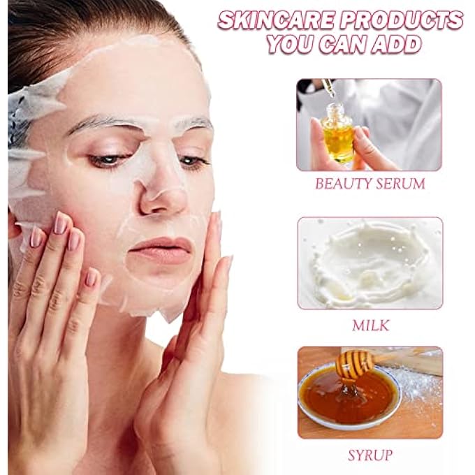 GraGra COMPRESSED FACIAL MASK, 100 PCS DISPOSABLE SHEET SKIN CARE SHEET BEAUTY DIY COMPRESSED MASK, SKIN CARE FACE SHEET FACIAL PAPER NATURAL COTTON WRAPPED PAPER - Image 2